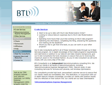 Tablet Screenshot of btu-consultants.com